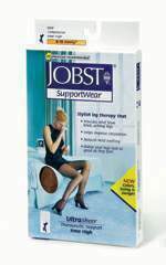 STOCKING, COMPRES KNEE BLK MED