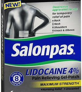 SALONPAS, PATCH LIDO GEL (6/BX)