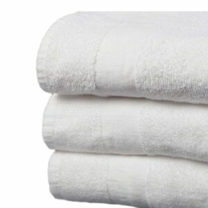 TOWEL, BATH DOMESTIC WHT 22"X44" (12/DZ)