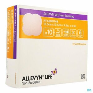 DRESSING, HYDROCELLULAR N/BORDER FM 10.5CMX10CM (10/BX 10B