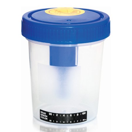 CONTAINER, SPECIMEN URINE W/CAP TEMP STRIP STR 4OZ (200/CS)