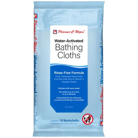 CLOTH, BATHING PHARMA-C 10"X8"(10/PK 6PK/BX)