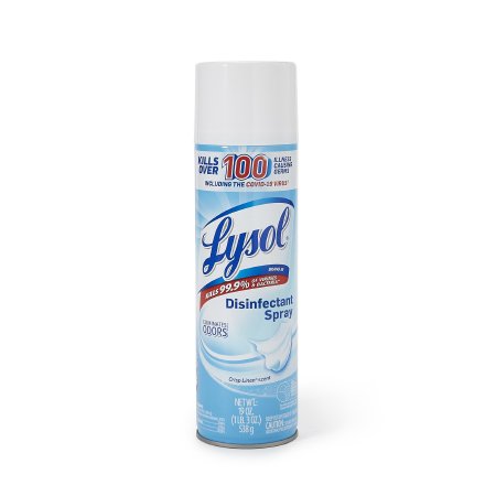 DISINFECTANT, LYSOL SPRAY CRISP LINEN SCENT 19OZ (12CS)