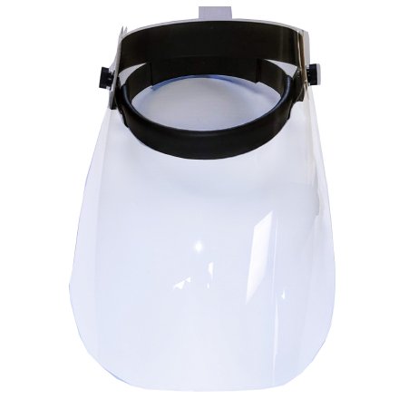 SHIELD, FACE PIVOTING PETG DIAL ADJ LEATHER BAND (6/PK)