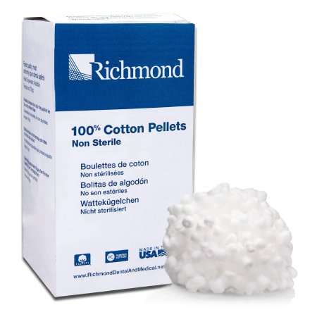 COTTON PELLET, N/S SZ #2 7/32"(2550/BX 6BX/CS)