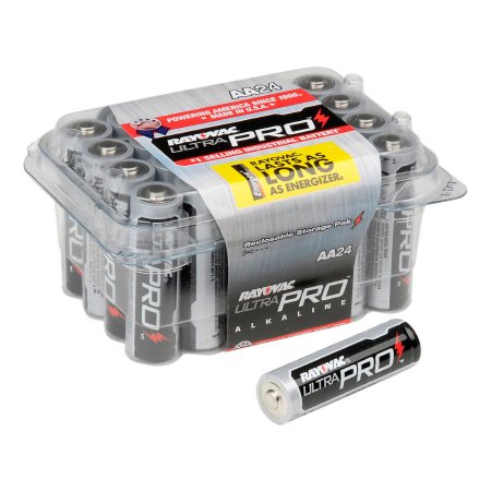 BATTERY, ALKALINE ULTRA PRO AACONTRACTOR PK (24/PK 12PK/CS)