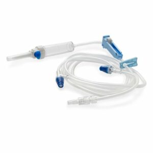 IV ADMIN SET, 20DRP 2NDL FREE CONNECTOR 80" (50/BX 6BX/CS)