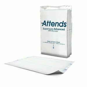 UNDERPAD, SUPERSORB ADV PREM DRY LOCK 30"X36" (5/BG 12BG/CS)