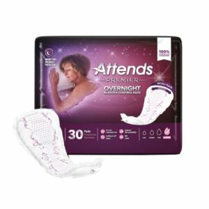 PAD, BLADDER CNTRL ATTENDS PREMIER OVERNIGHT (30/BG 4BG/CS)