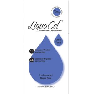 PROTEIN, LIQUACEL UNFLAVORED 32OZ (6CS)