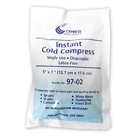 ICE PACK, COLD INSTANT DISP 5"X7" (24PK/CS)