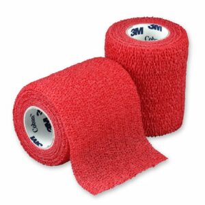 BANDAGE, COBAN ELAS RED 3"X5YDS (24/BX)