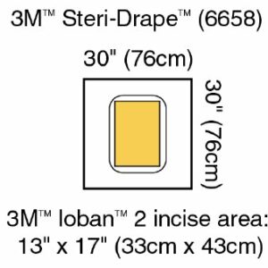 DRAPE, INCISE IOBAN II W/POUCH(5/BX)