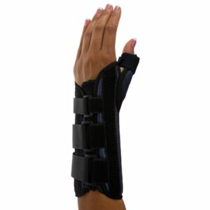 WRIST BRACE, PREMIER W/THUMB SPICA LT SM 8"
