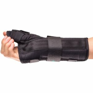 WRIST BRACE, PREMIER W/THUMB SPICA RT LG 8"