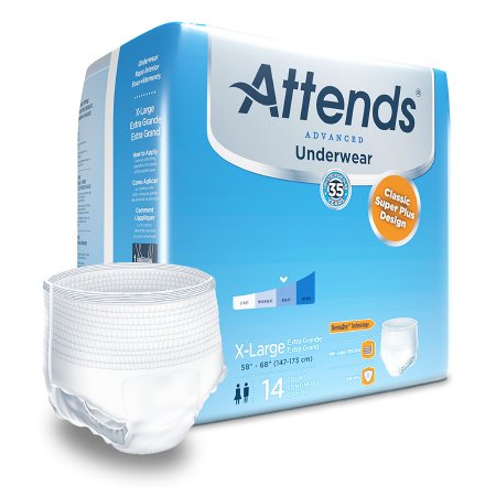 BRIEF, ADV UNDERWEAR XLG (14/BG 4BG/CS)