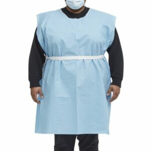 GOWN, EXAM 2PLY/SCRIM BLU 3XLG40"X44" (25/CS)