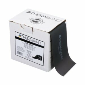 THERABAND, LF BLK (25YD/RL)   HYGNIC