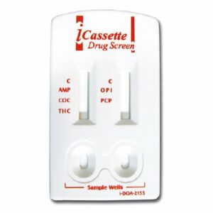 TEST KIT, 5DRUG CASSETTE AMP/COC/OPI/PCP/THC (25/B    INSTCH