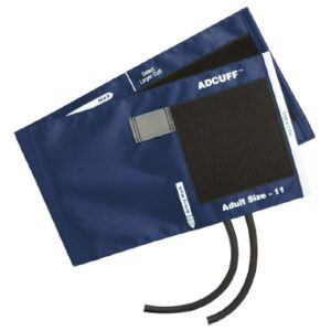 CUFF, BP W/BLADDER 2TU DRK BL U D/S