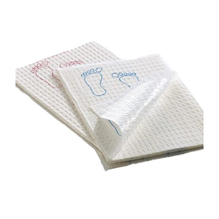 TOWEL, 3PLY 13 1/2"X18" WHT/MVE (500/CS)