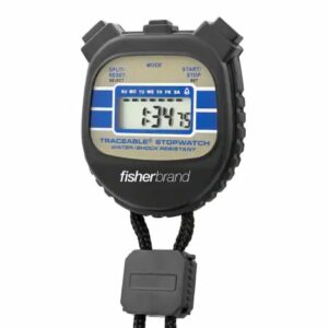STOPWATCH, ALARM W/WTR SHOCK RESIST BATTERY OPER FSHSCI