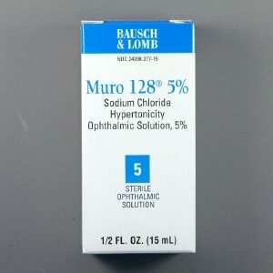 MURO-128, DRP OPHTH 5% 15ML