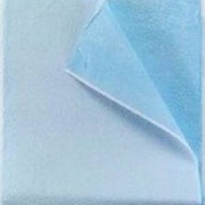 SHEET, DRAPE TISSUE/POLY BLU 40X48 (100/CS)