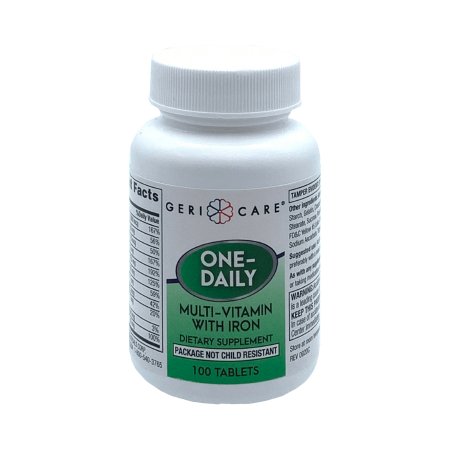 MULTIVITAMIN +IRON, TAB (100/BT 12BT/CS) MGM60