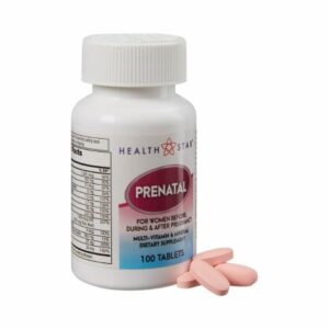 PRENATAL, TAB W/FOLIC 27-0.8MG(100/BT)
