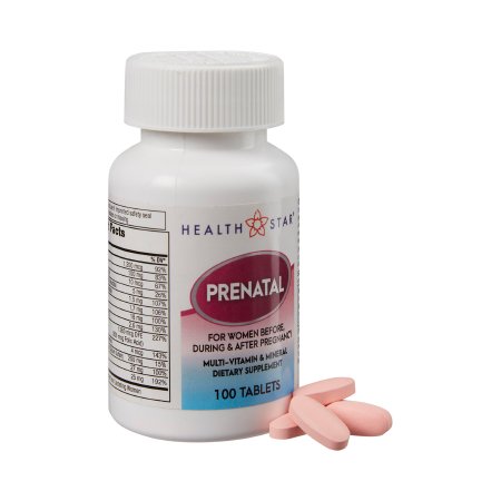 PRENATAL, TAB W/FOLIC 27-0.8MG(100/BT)