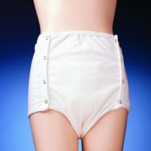 PANTS, SNAP COTTON LG