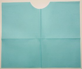 BIB, T/P CUT OUT NECK XLG BLU ADLT 20X29 (500/CS)