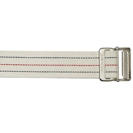 BELT, GAIT BARIATRIC W/METAL BUKLE WHT 72"