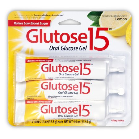 GLUTOSE, TUBES W/15GM GLUCOSE 37.5GM (3/PK) 9PADD