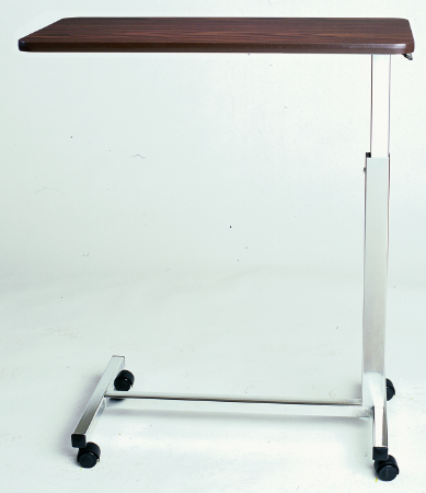 TABLE, OVERBED ADJ H BASE D/S