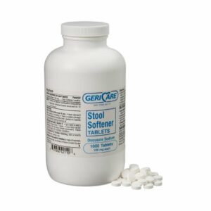 DOCUSATE SODIUM, TAB 100MG (1000/BT 12BT/CS)          MGM60
