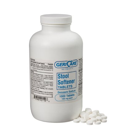 DOCUSATE SODIUM, TAB 100MG (1000/BT 12BT/CS) MGM60