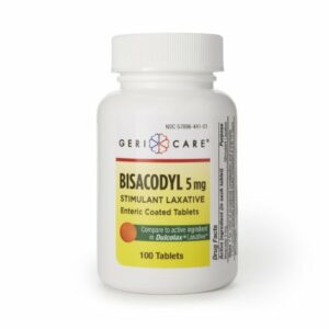 BISACODYL EC, TAB 5MG (100EA/BT 12BT/CS)