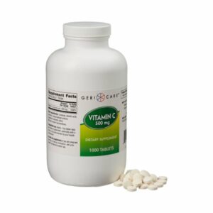 VITAMIN C, TAB 500MG (1000/BT 12BT/CS)                MGM60