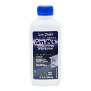ANTACID, LIQ GERI-MOX ANTIGAS REG STRNTH MINT 12OZ (12/CS)