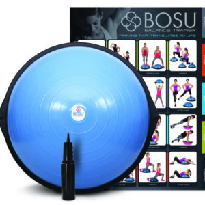 EXERCISER, BOSU BALANCE DOME W/1/2HR VIDEO/MANUAL