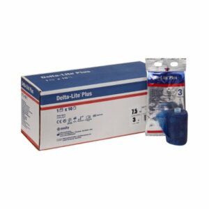 TAPE, CAST DELTA-LITE+ 3"X4YDSDEEP BLU (10/BX)