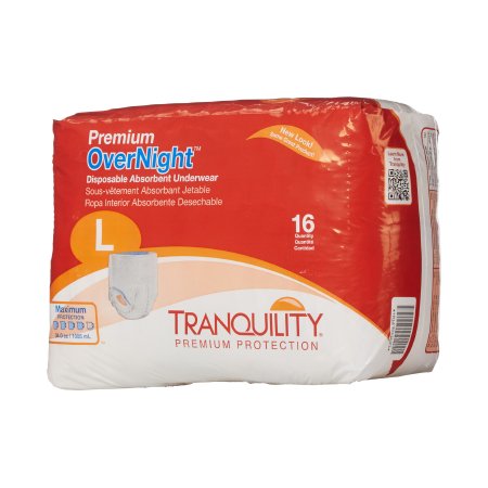 UNDERWEAR, TRANQUILITY OVERNT LG 44"-54" (16/BX 4B
