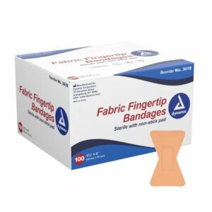 BANDAGE, FINGER TIP 1.75"X 3" STR (100/BX 24BX/CS)