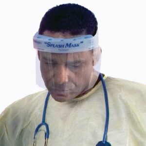 SHIELD, FACE CRL W/VELCRO STRAP (50/CS)
