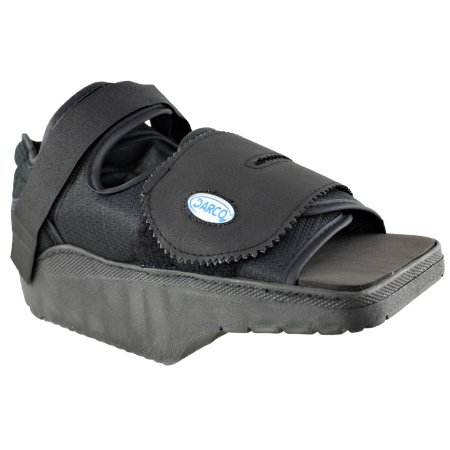 SHOE, ORTHO WEDGE W/SQ TOE BLKUNISEX XLG (36/CS)