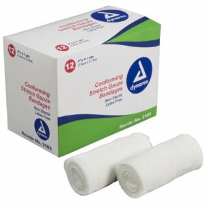 GAUZE, STRCH 3" N/S (12/BX 8BX/CS)