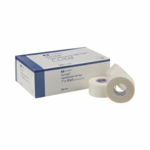 TAPE, ADHSV CURASILK 1"X10YDS (12/BX 10BX/CS) KENDAL
