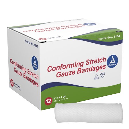 GAUZE, STRCH 4"X4.1YDS N/S (12/BG 8BG/CS)